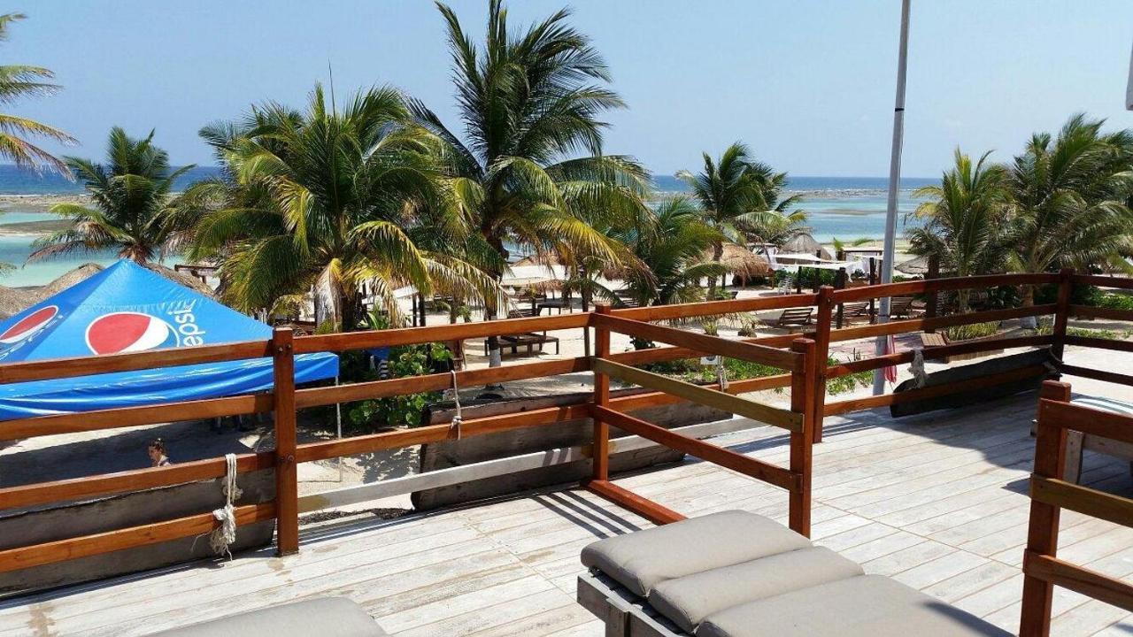 Hotel El Caballo Blanco Mahahual Exteriör bild