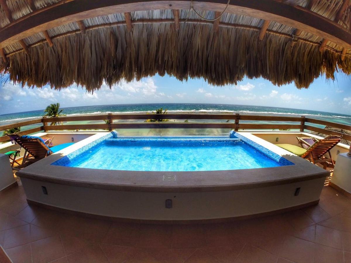 Hotel El Caballo Blanco Mahahual Exteriör bild
